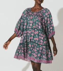 Jessa Mini Dressjade Floral