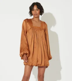 Solene Mini Dressbronze